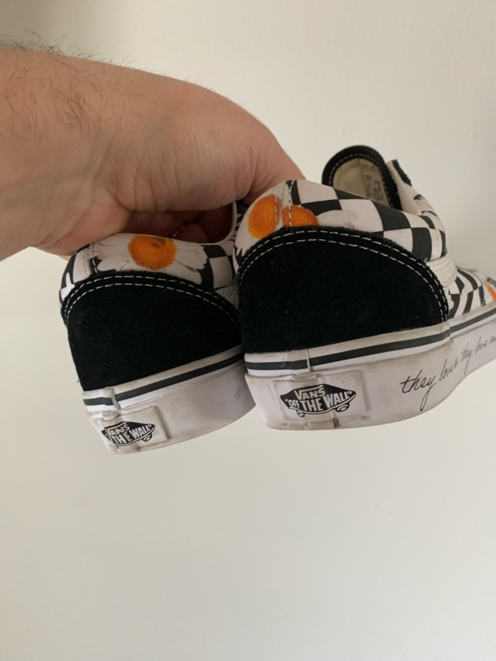 Vans Checkerboard Daisy Old Skool Sneakers - Picture 2 of 5